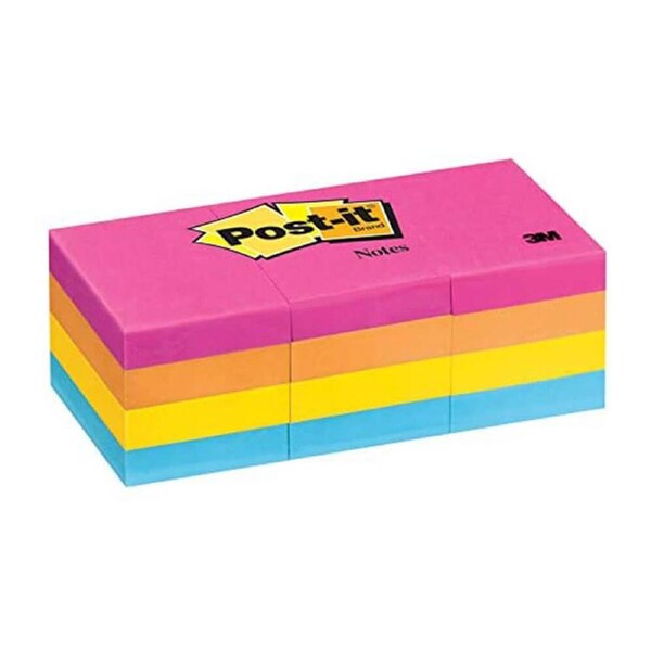 Post-it Notes Assorted Capetown 34.9x47.6mm (12pk)