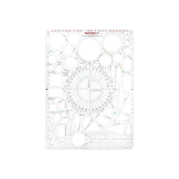 Mathomat Stencil Version 2 with Book (28 pages)