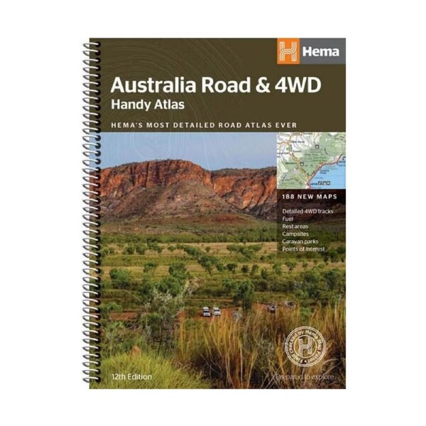 Hema Australian Road & 4WD Handy Atlas