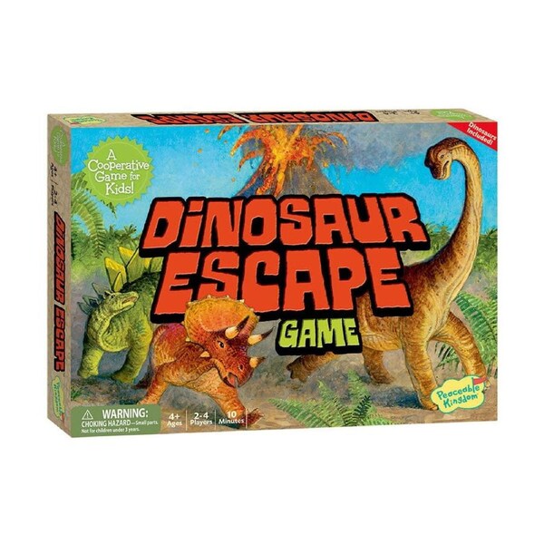Peaceable Kingdom Dinosaur Escape Game Board Game