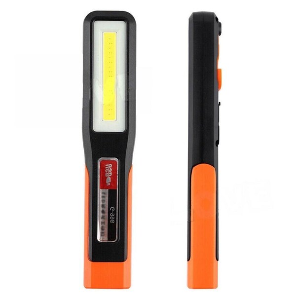 Rechargeable LED Magnetic Work Light Cordless COB Inspection Lamp Torch - 2pcs