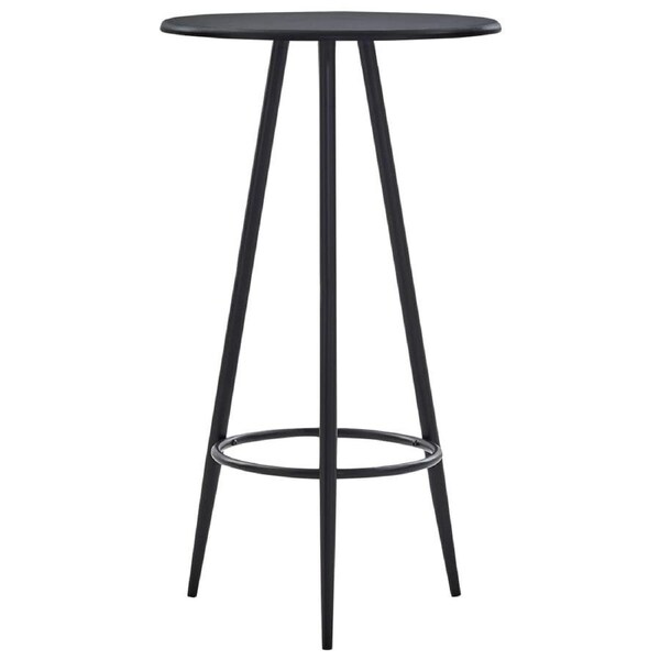 Round Bar Table Stylish Cafe Bistro Pub Counter High Tables Compact 60x107.5cm