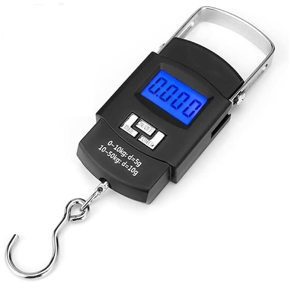 Portable LCD Digital Electronic Fishing Travel Luggage Hanging Weighing Scale