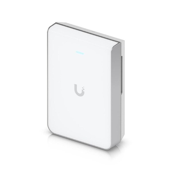 Ubiquiti U7 Pro Wall, 6 Spatial Strea,6 GHz Support Tailored,PoE+, Voltage 44 57V DC, Max Power 22W,2.5 GbE uplink,300+ Devices,140 m cover,