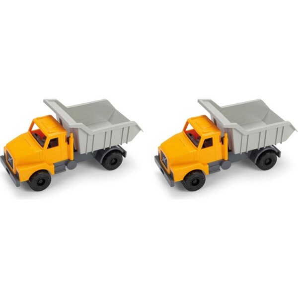 2x Dantoy Classic Dump Truck Kids/Children 21cm Outdoor Play Sandpit Toy 2y+