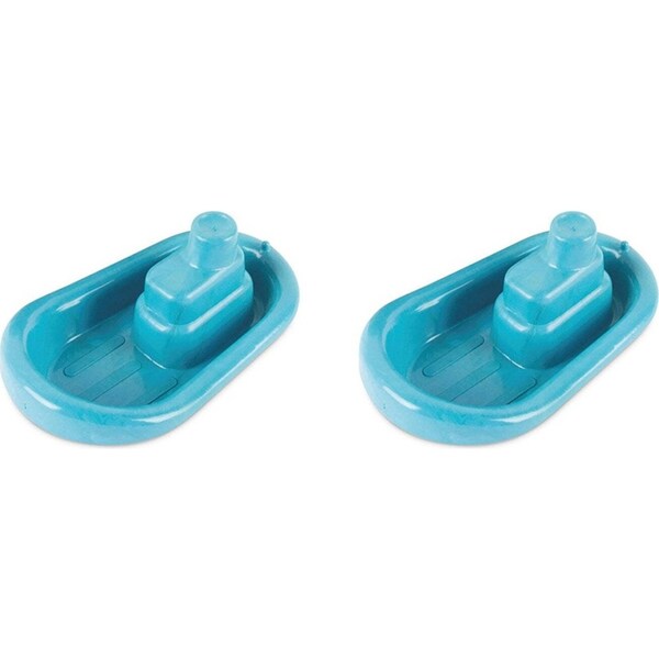 2x 4pc Dantoy Blue Marine Toys Boat Kids Pool/Bath Play Outdoor Toy Set 2y+