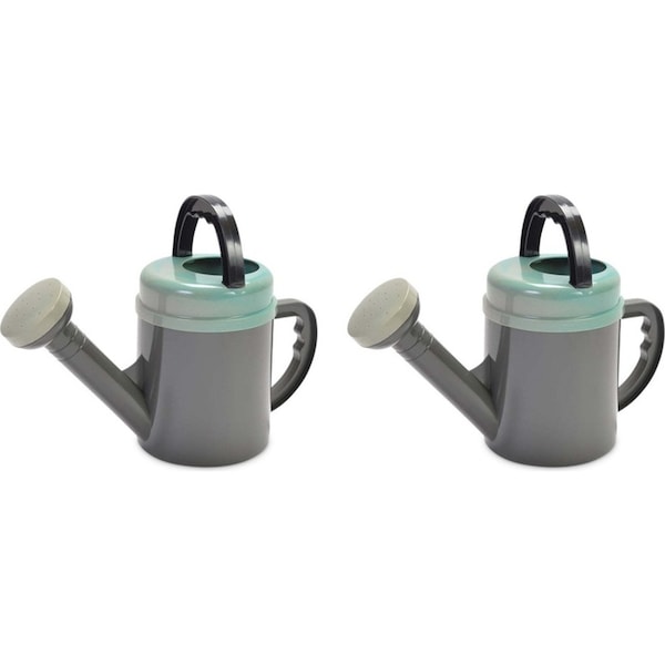 2x Dantoy Green Bean Watering Can Kids/Children Sand Pit Play Toys 1.5L 2y+