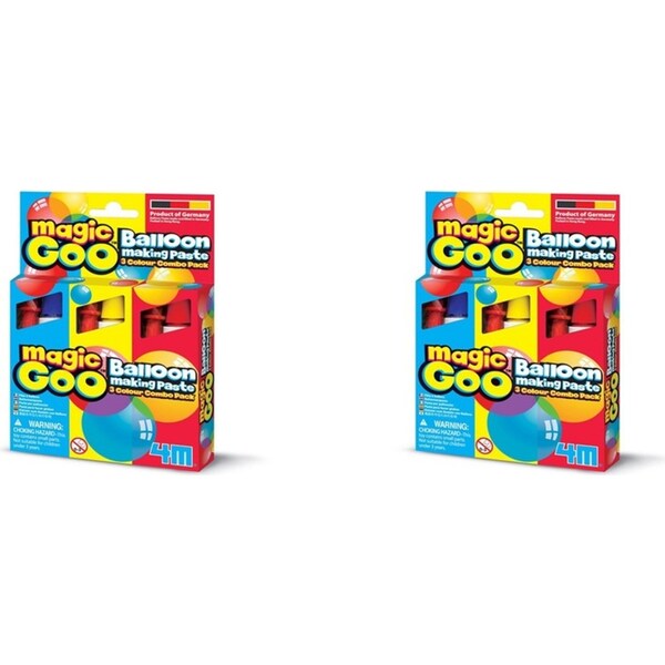 2x 3pc 4M Magic Goo Balloon Making Paste Kids/Children Outdoor Fun Play Toy 3+