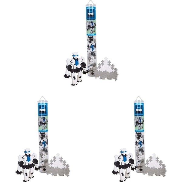 3x 100pc Plus Plus Robot Kids/Children Educational 3D Puzzle Building Toy 5y+