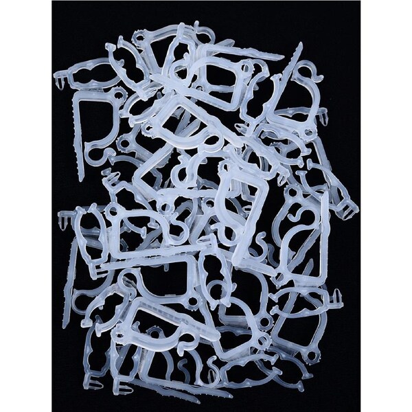 25 Reusable Outdoor Multipurpose Gutter Clips Christmas Lights Accessory