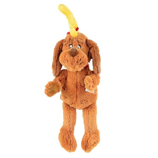 40cm Dr Seuss The Grinch Dog Max Chubs With Antler Plush Toy