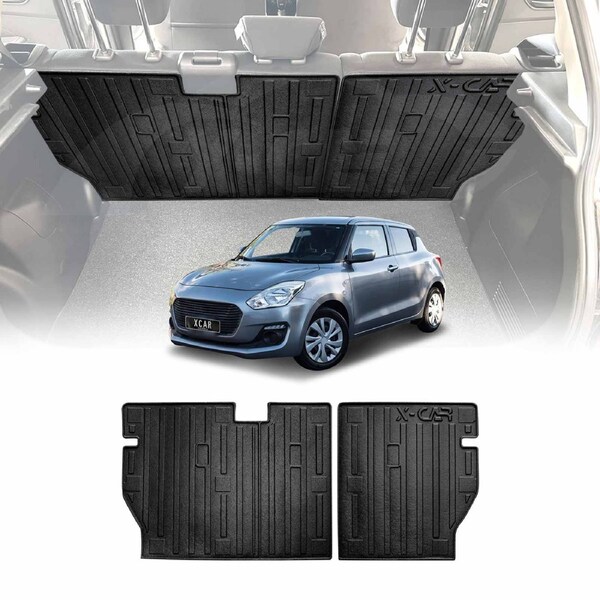 Back Seat Protector for Suzuki Swift 3rd Gen 2017-2024 All Weather Heavy Duty Car Seat Kick Mats Cover