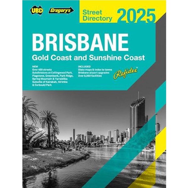 Brisbane Refidex Street Directory 2025 69th