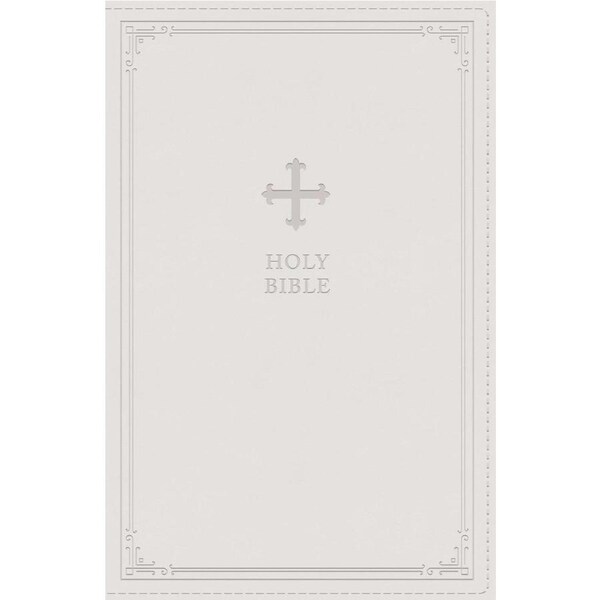 NRSV Catholic Edition Gift Bible, White Leathersoft (Comfort Print, Holy Bible, Complete Catholic Bible, NRSV CE)