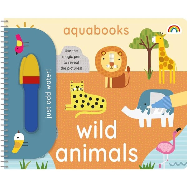 Really Decent Books Aquabooks Kids/Children Activity Book Wild Animals 3y+