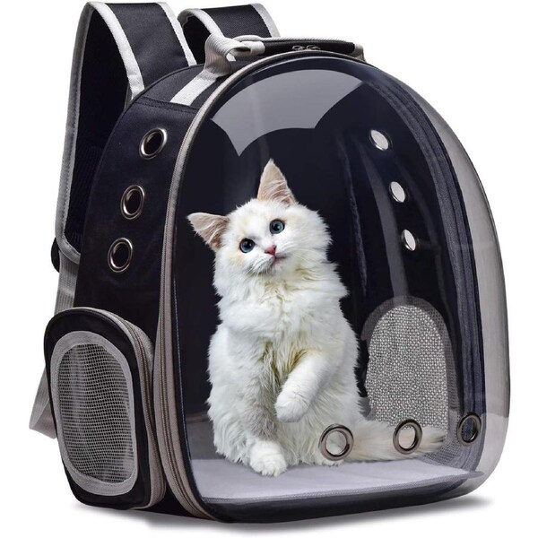 Cat Backpack Carrier Bubble Carrying Bag, Space Capsule Pet Carrier Dog Hiking Backpack, Airline Approved Travel Carrier