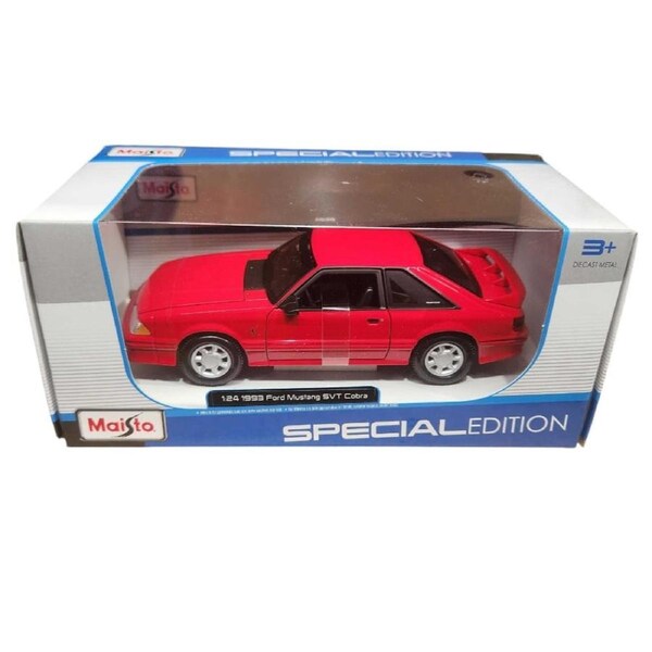 Maisto Special Edition 1993 Ford Mustang SVT Cobra 1:24 Scale Model Car