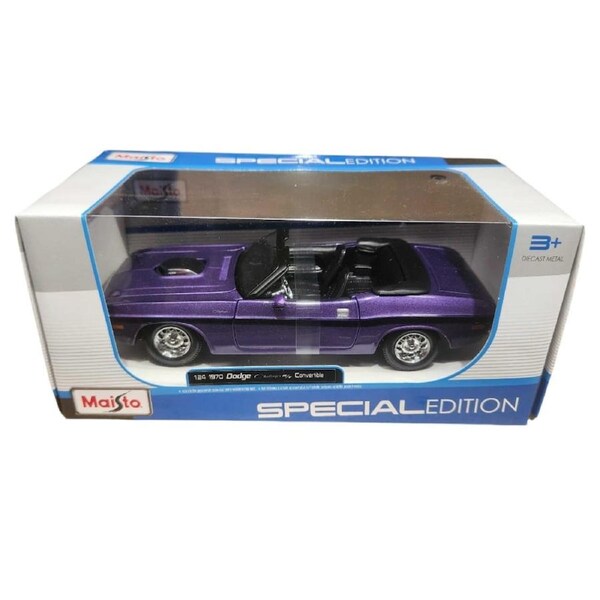 Maisto Special Edition 1970 Dodge Challenger R/T Convertible 1:24 Scale Model Car