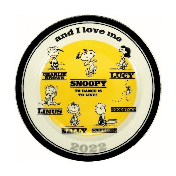 Yamaka Shoten Peanuts Snoopy 2022 Collection Plate 20cm