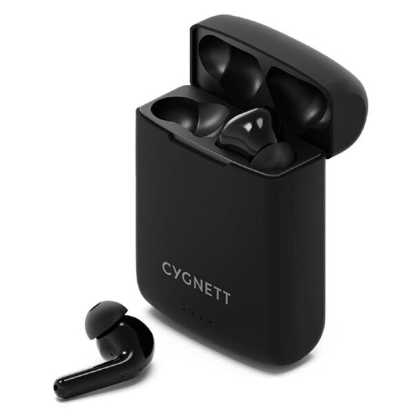 Cygnett FreePlay Solar Charging True Wireless Earbuds - Black