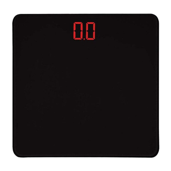 Clevinger 180kg Digital Glass Bathroom Scales in Black