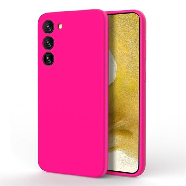 ZUSLAB Galaxy S24 FE 5G Case Nano Silicone Shockproof Gel Rubber Bumper Protective Cover for Samsung (2024) - Hot Pink