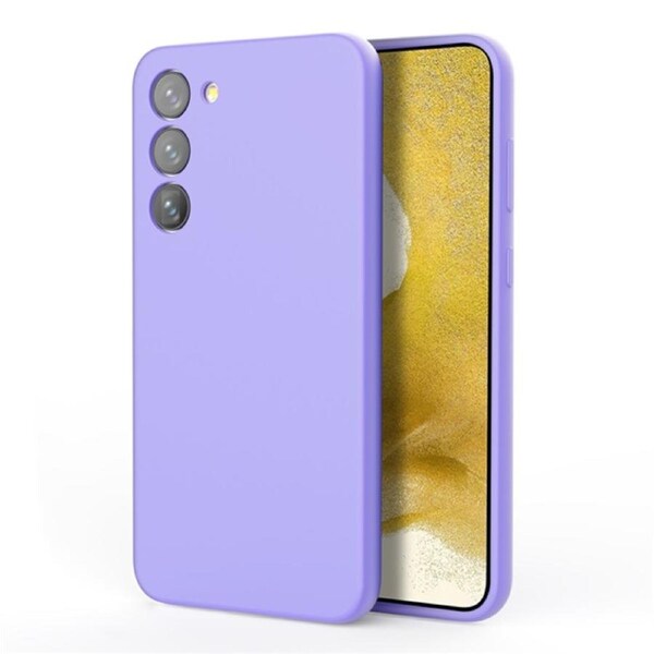 ZUSLAB Galaxy S24 FE 5G Case Nano Silicone Shockproof Gel Rubber Bumper Protective Cover for Samsung (2024) - Purple