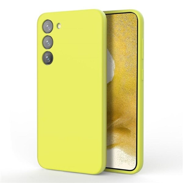 ZUSLAB Galaxy S24 FE 5G Case Nano Silicone Shockproof Gel Rubber Bumper Protective Cover for Samsung (2024) - Yellow