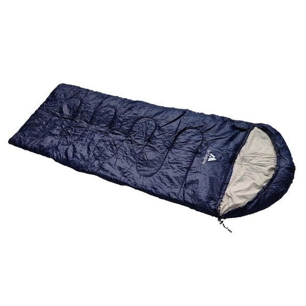Mt Aspire Kids Sleeping Bag Single Camping Hiking Winter Thermal -10C Navy Blue