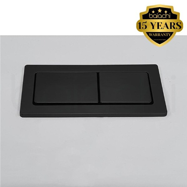 Baiachi Toilet Suite Cistern Lid Flushing Buttons Matte Black
