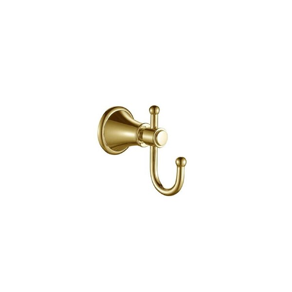 Ikon Clasico Robe Hook Brushed Gold