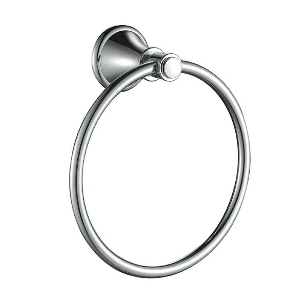Ikon Clasico Towel Ring Chrome