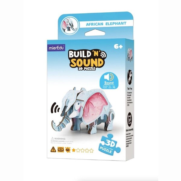 Build 'n' Sound 3D Puzzle-Elephant