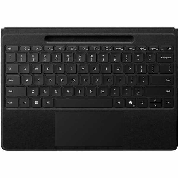 Microsoft Surface Pro Flex Keyboard - Wireless Connectivity - TouchPad - English - QWERTY Layout - Black - Mechanical Keyswitch - Bluetooth - 10 m -