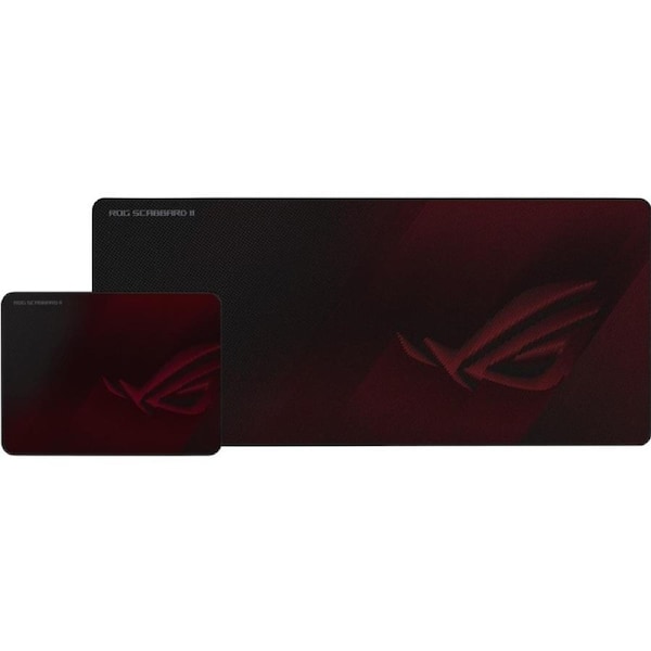 Asus ROG Scabbard II Gaming Mouse Pad - 3 mm x 400 mm x 900 mm Dimension - Cloth, Woven Fabric, Rubber - Water Resistant, Oil Resistant, Dust Spill -