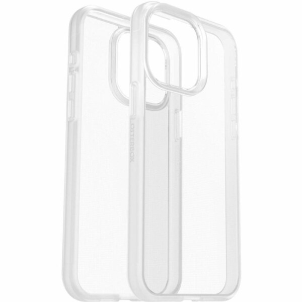 OtterBox React Case for Apple iPhone 15 Pro Max Smartphone - Clear - Drop Resistant, Scrape Resistant - Thermoplastic Elastomer (TPE), Polycarbonate