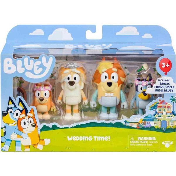 Bluey Wedding Time 4-Pack