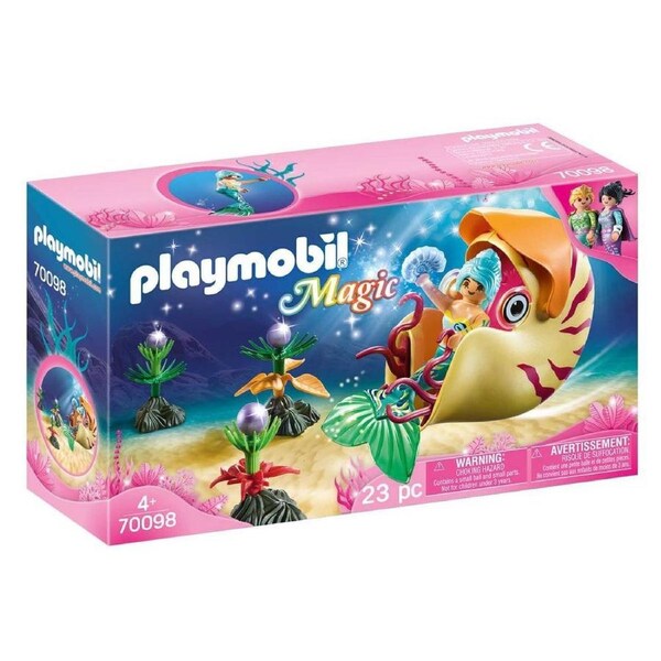 Playmobil Magic Mermaid with Sea Snail Gondola