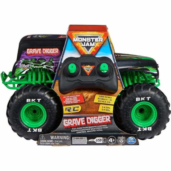 Monster Jam Grave Digger Remote Control 1:15