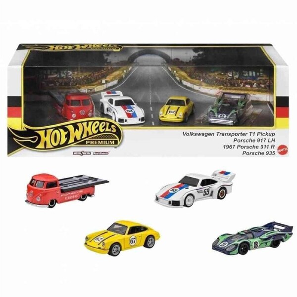 Hot Wheels Premium Germany Display Collector Set