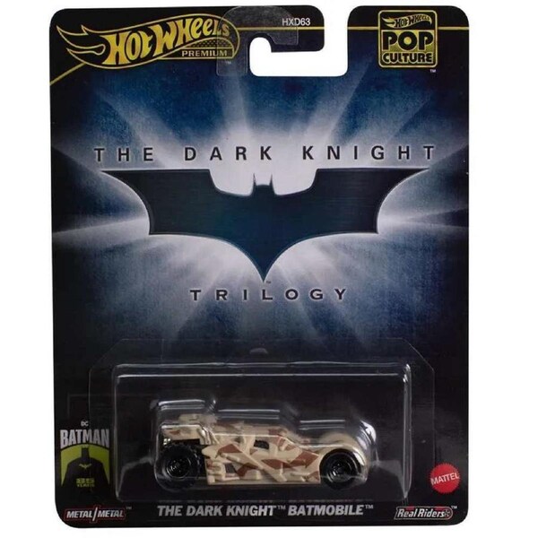 Hot Wheels Premium Pop Culture Batman the Dark Knight Batmobile