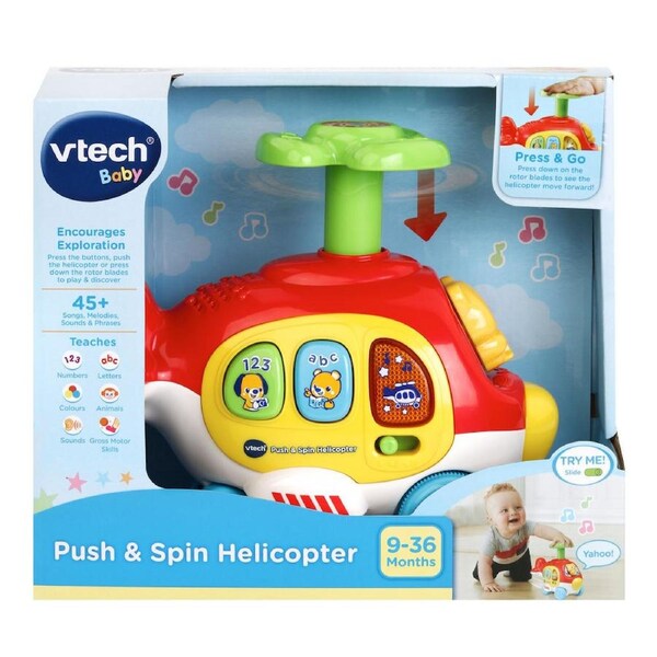 Vtech Baby Push & Spin Helicopter