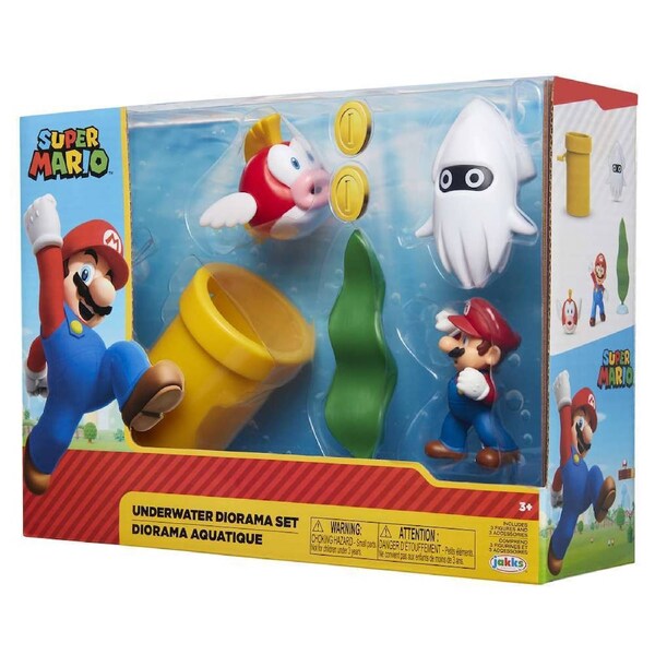 Nintendo Super Mario Underwater Diorama Set