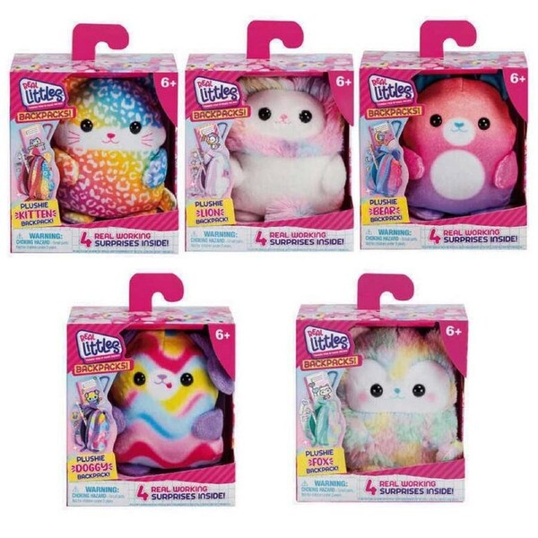 Real Littles Plushie Pet Backpacks S7 Randomly Selected