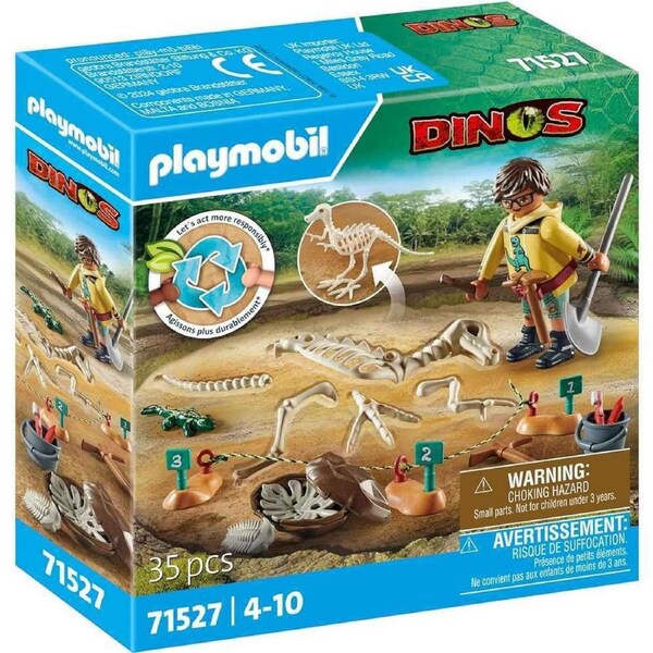 Playmobil Dinos Archaeological Dig with Dinosaur Skeleton