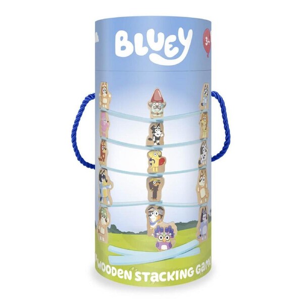 Bluey Wooden Stacking Game