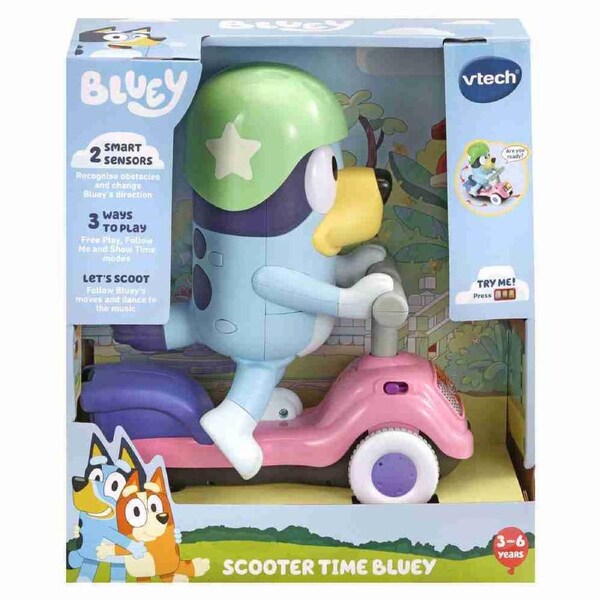 Vtech Bluey Scooter Time Bluey