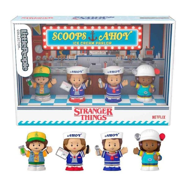 Fisher-Price Little People Collector Stranger Things Scoops Troop Special Edition