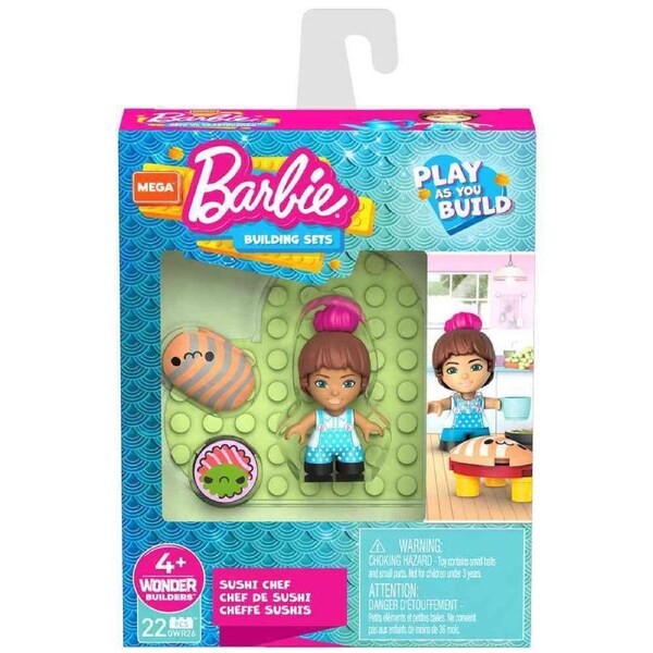 Mega Barbie Building Sets Sushi Chef