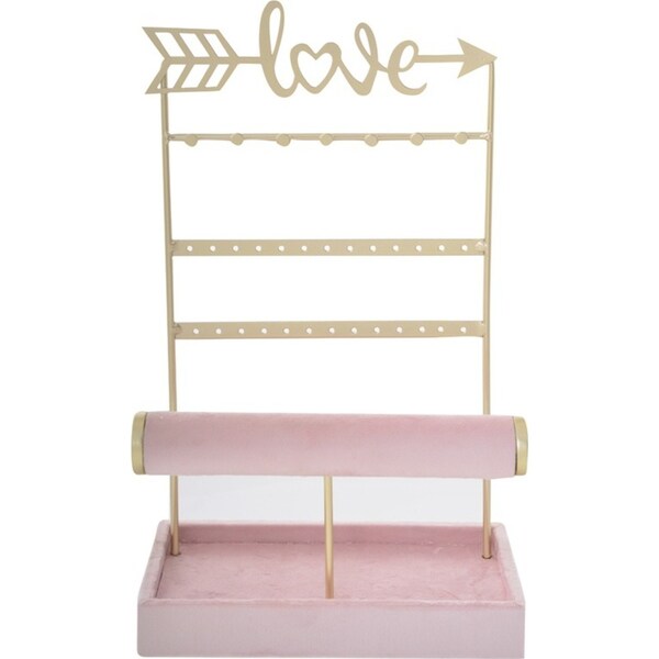 Gibson Gifts Jewellery Holder Earrings/Necklace Display Stand 35cm Love